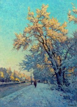 Winter Evening by Alexander Kusenko