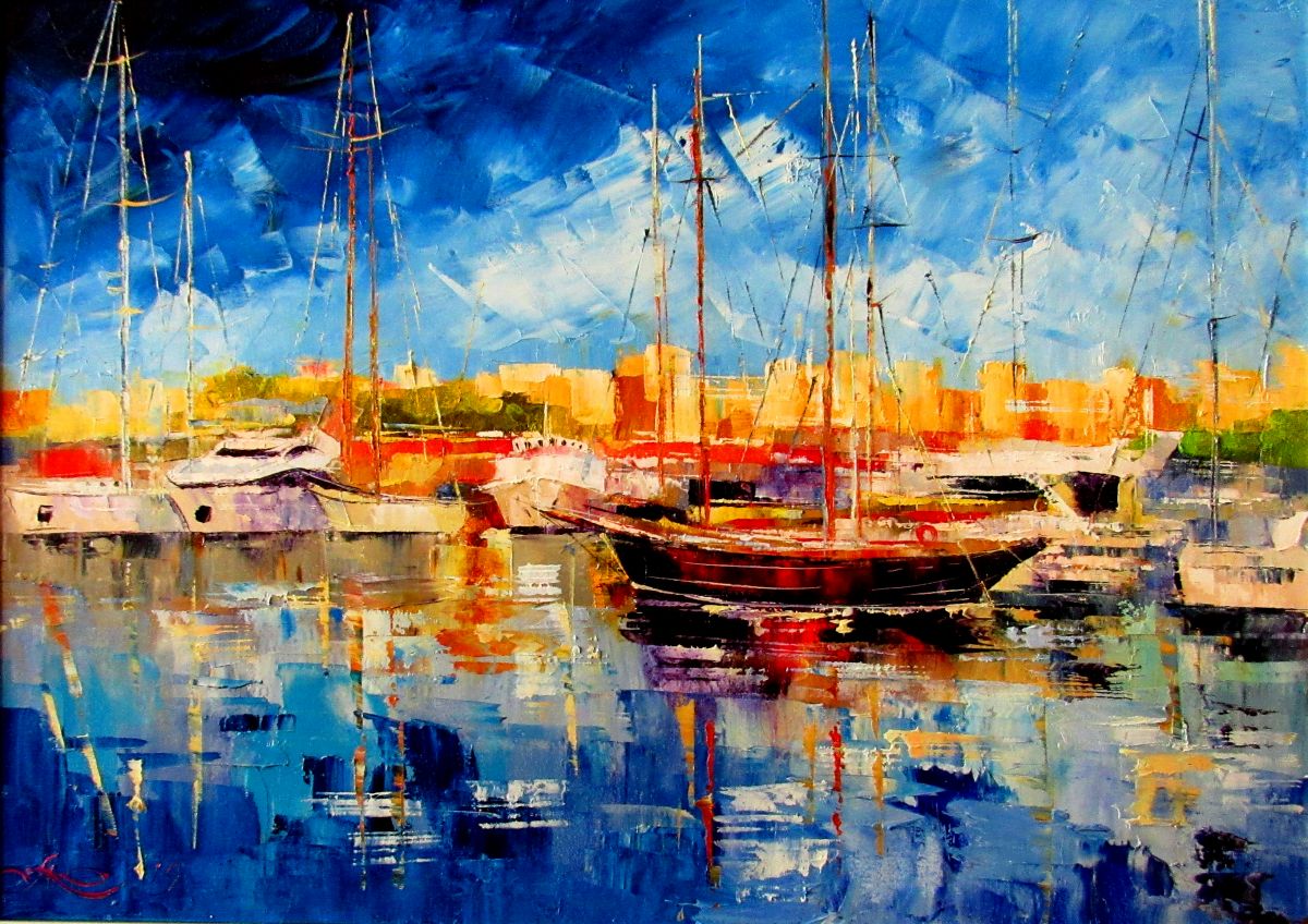 Лодки  ➮ Buy paintings online ➮ PLARTFORM