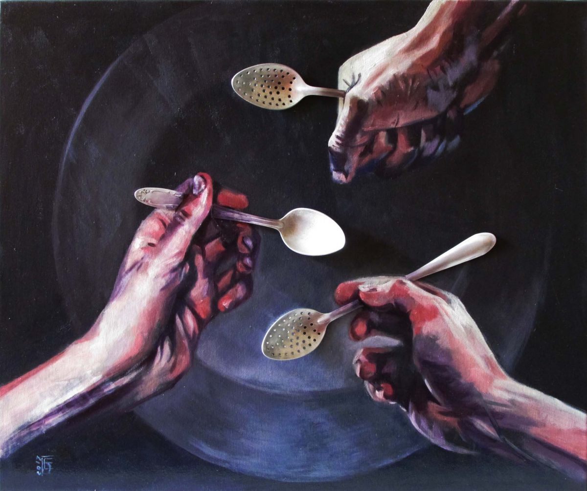 Hunger Painting Photo