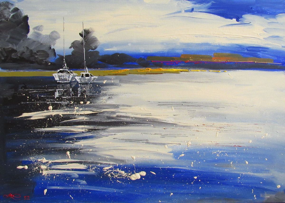 Silence Over The Dnieper Painting Photo