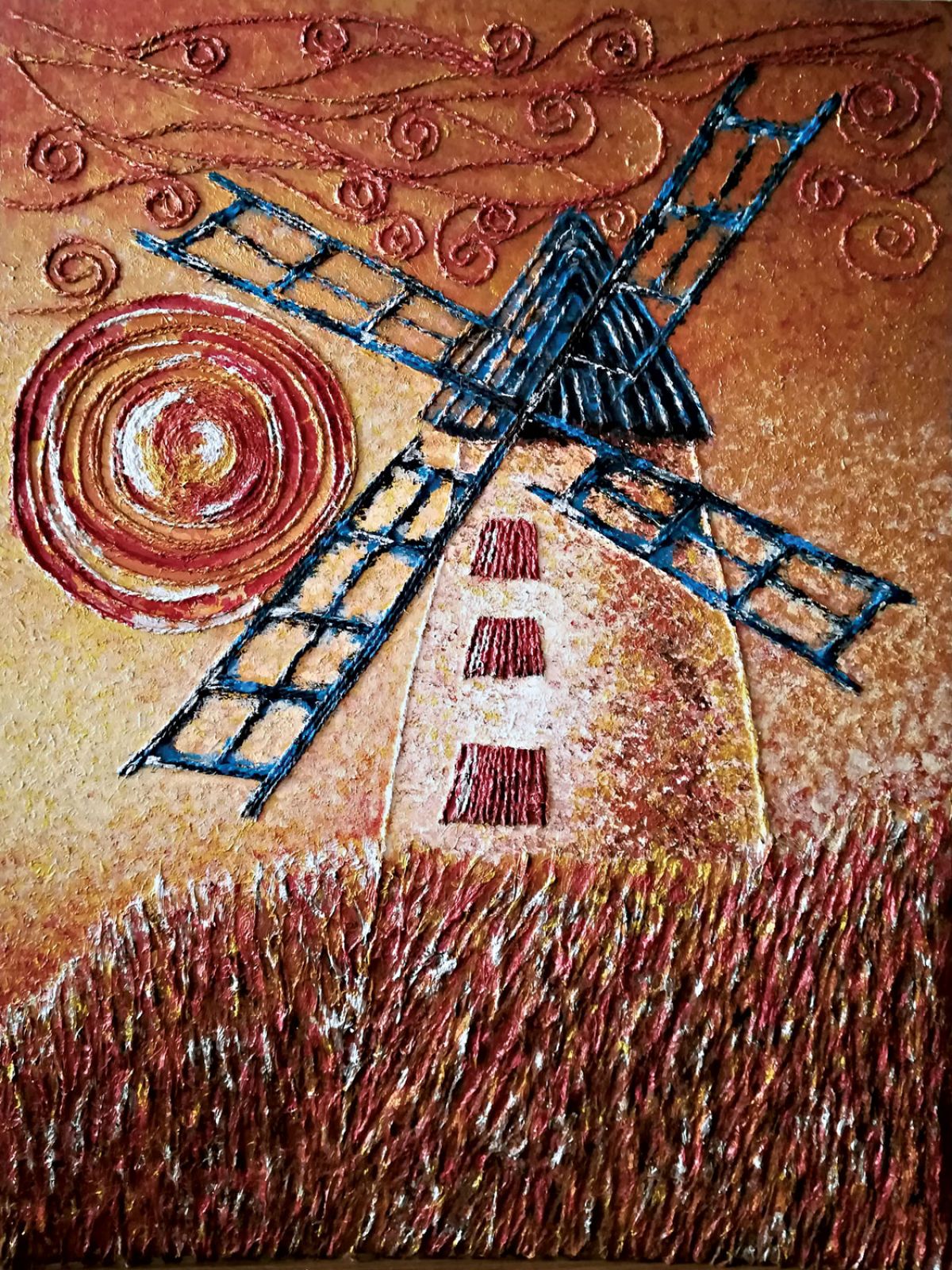 The Mill Painting Photo