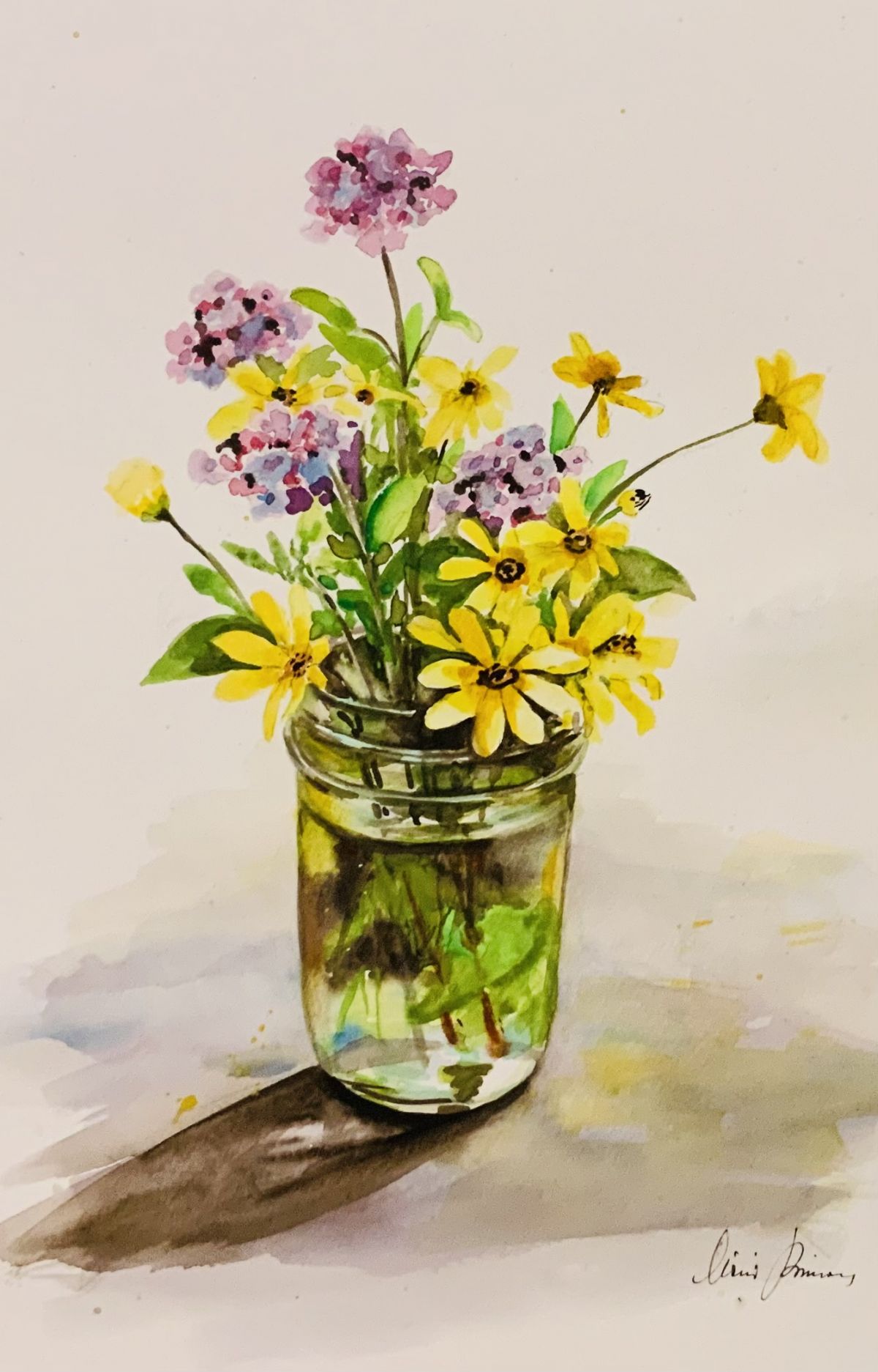 Spring Flowers Painting Photo