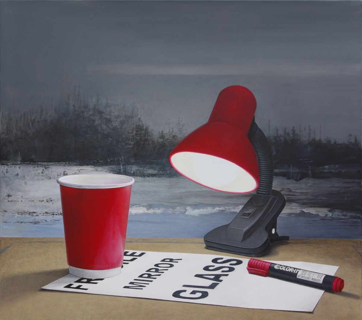 Acrylic Painting In Hyperrealism Just Evening...  ➮ Acrylic painting gallery ➮ PLARTFORM