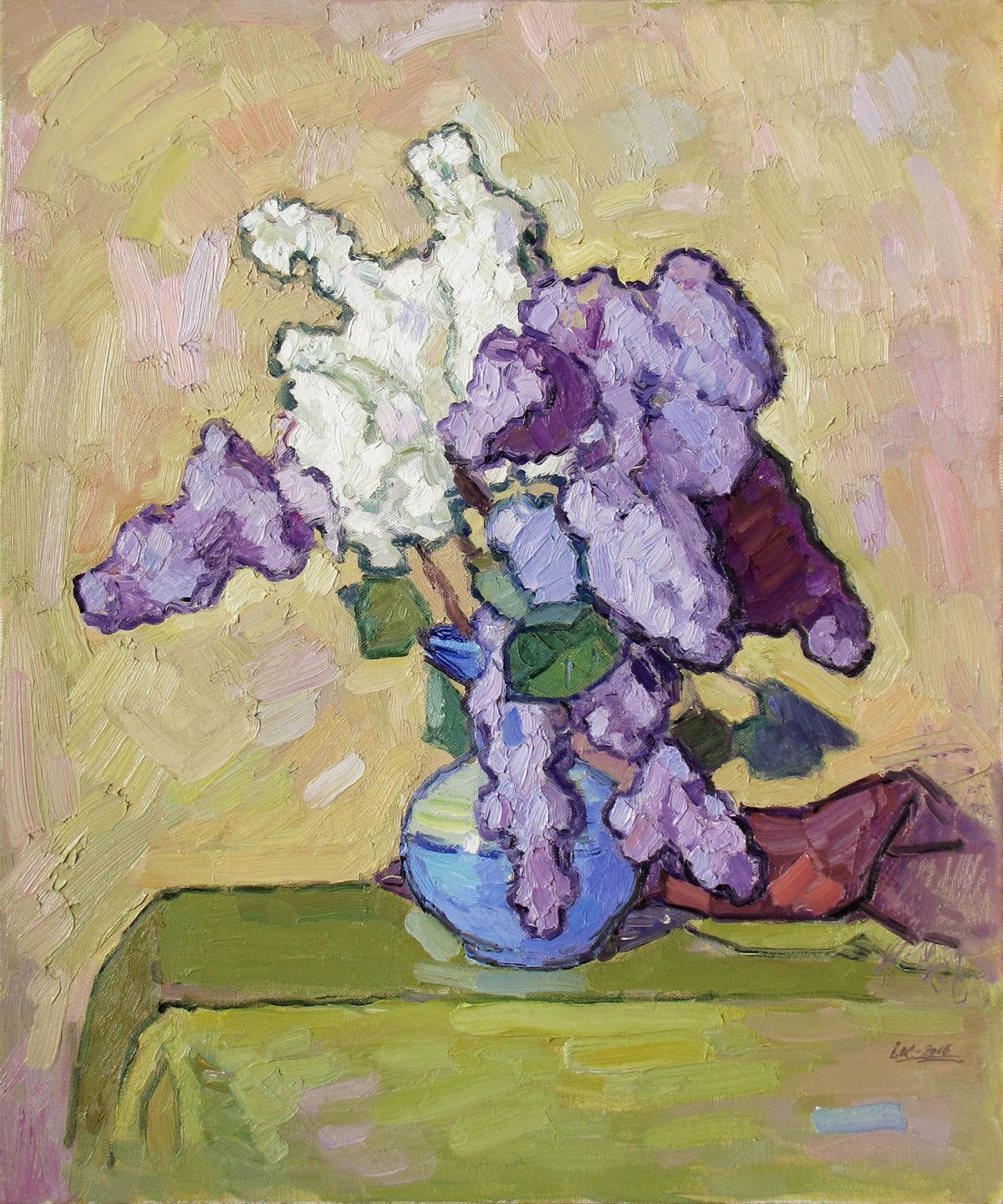 Lilac Painting Photo