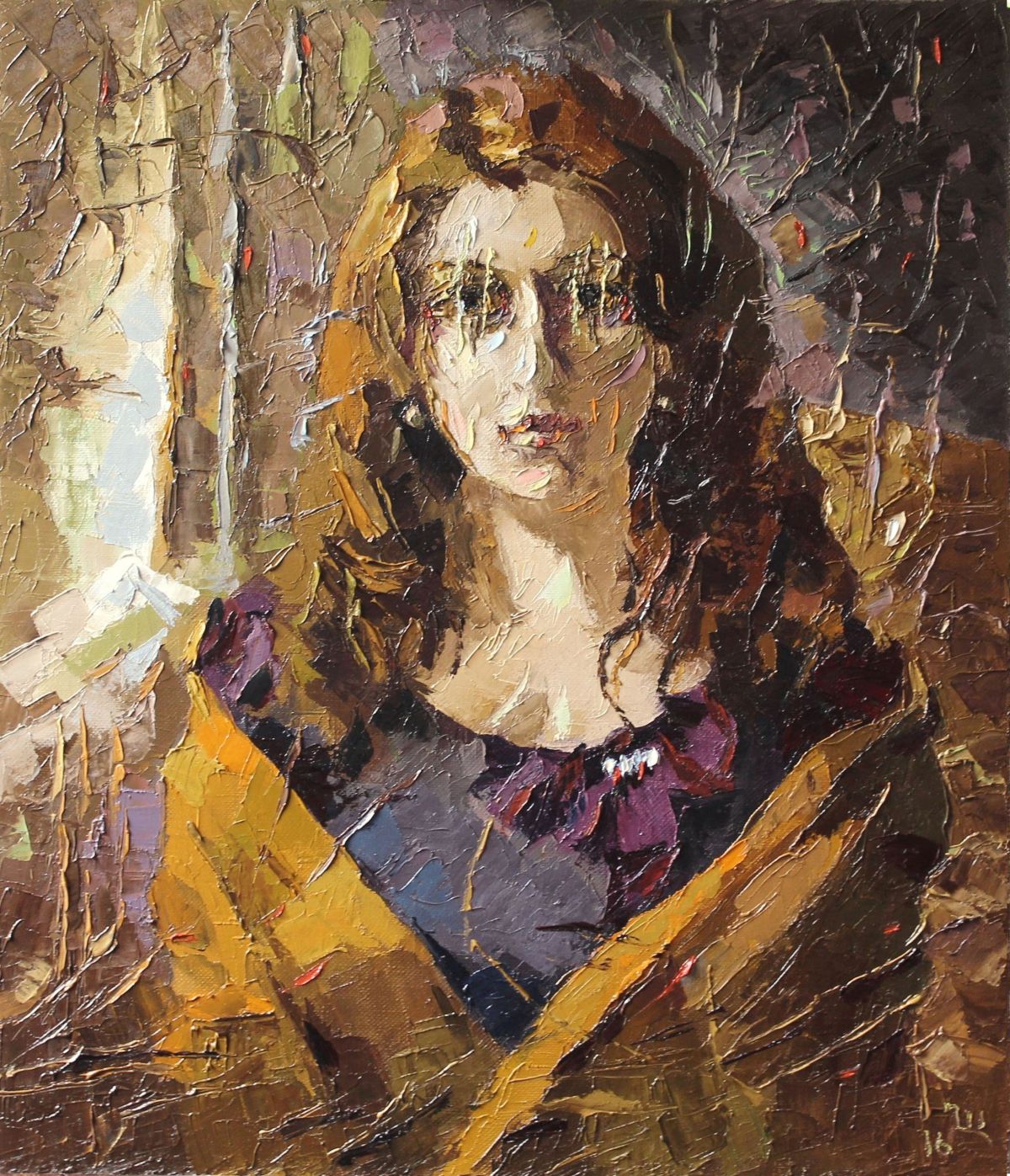 Portrait Of A Girl ➮ Oil painting gallery ➮ PLARTFORM