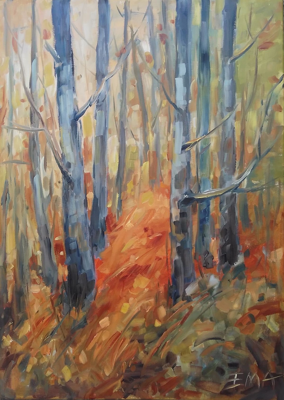 Tempting Forest Painting Photo