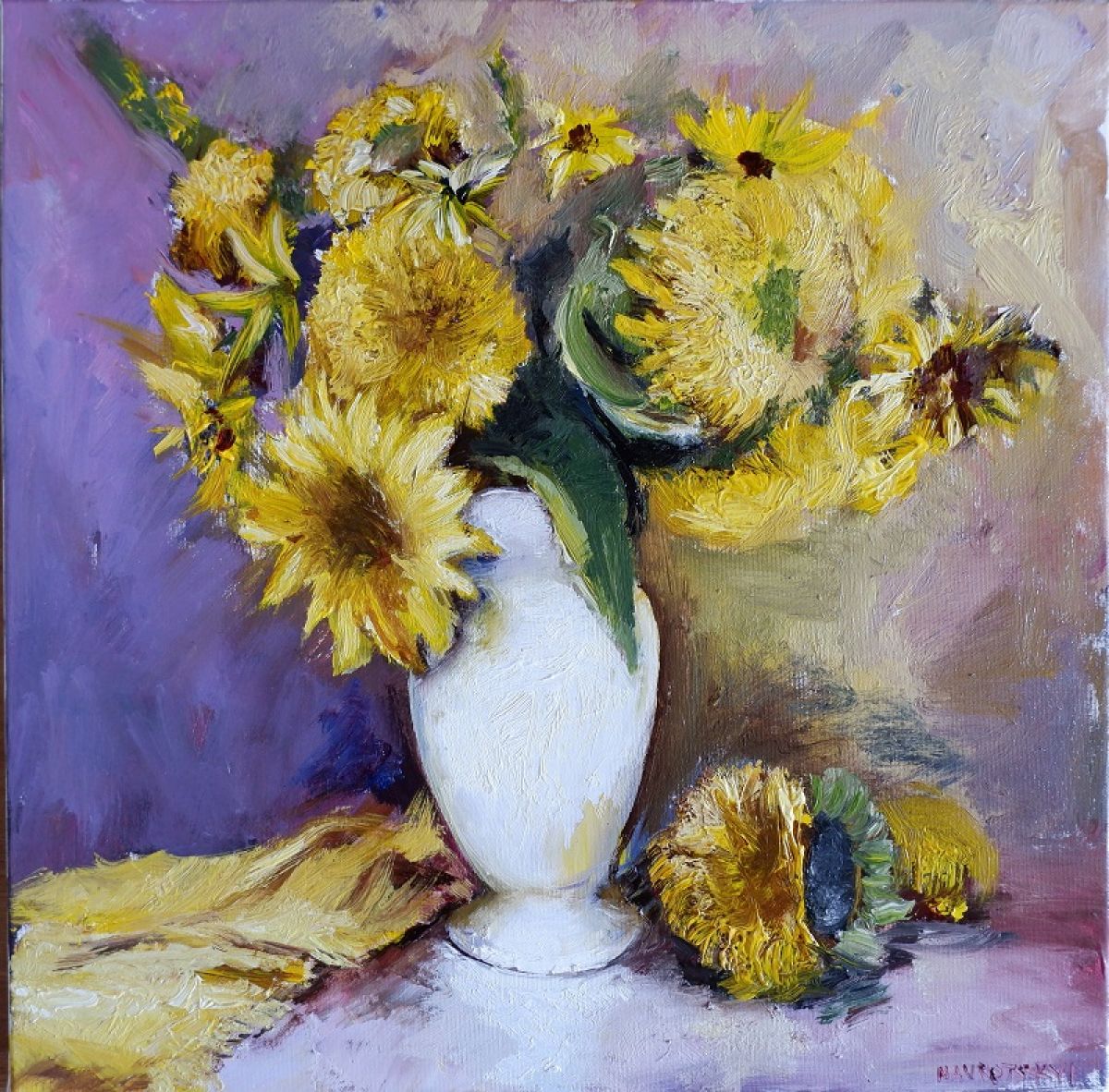 Sunflower blossomed Painting Photo