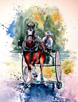 Horse Race by Kovacs Anna Brigitta