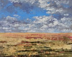 Wheat Field by Natalia Cherepovich