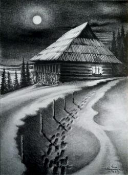 Зимняя Ночь by Oleksandr Volodymyrets