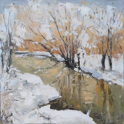 Golden Hues Winter by Emilia Milcheva