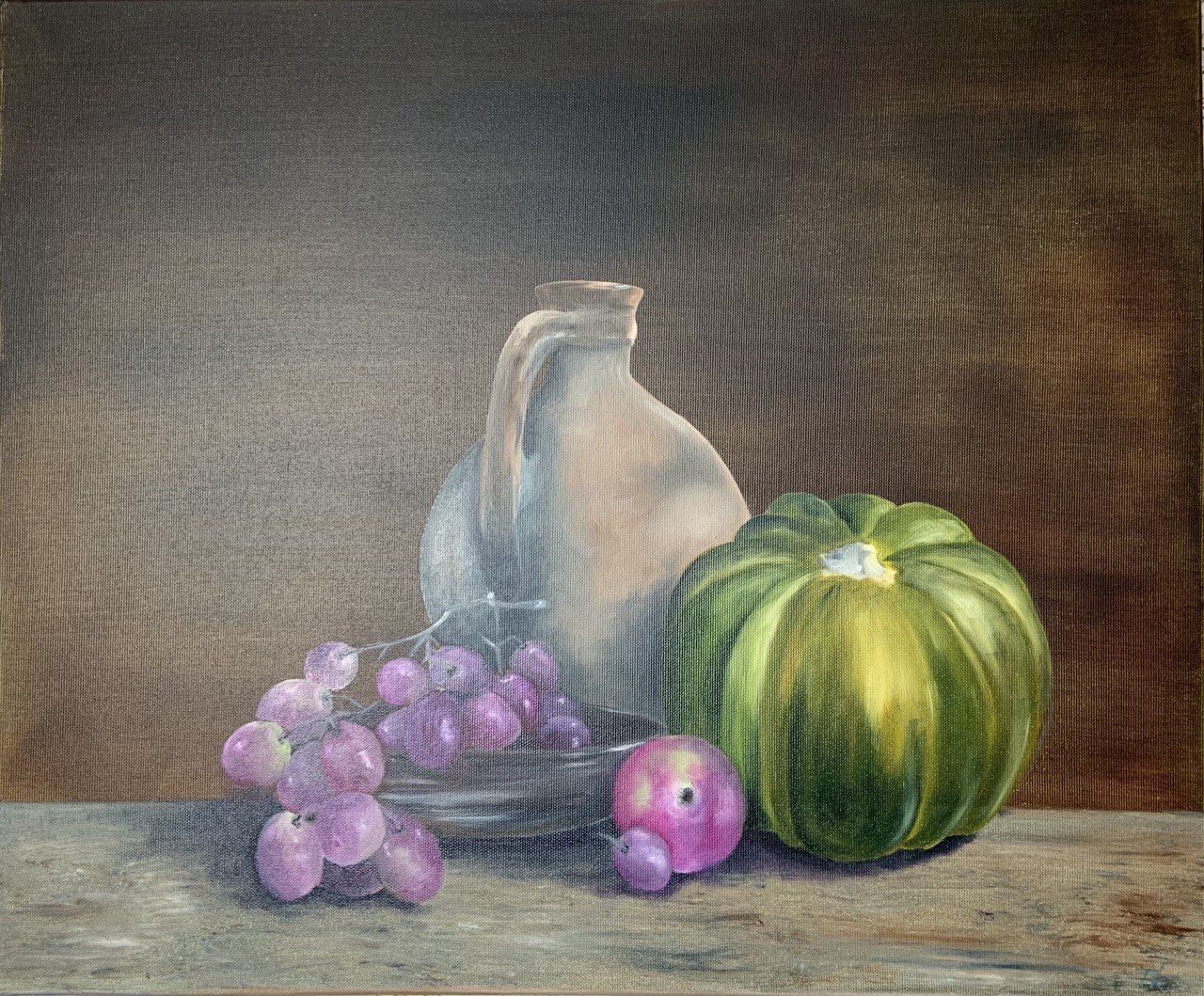 Still life with pumpkin 