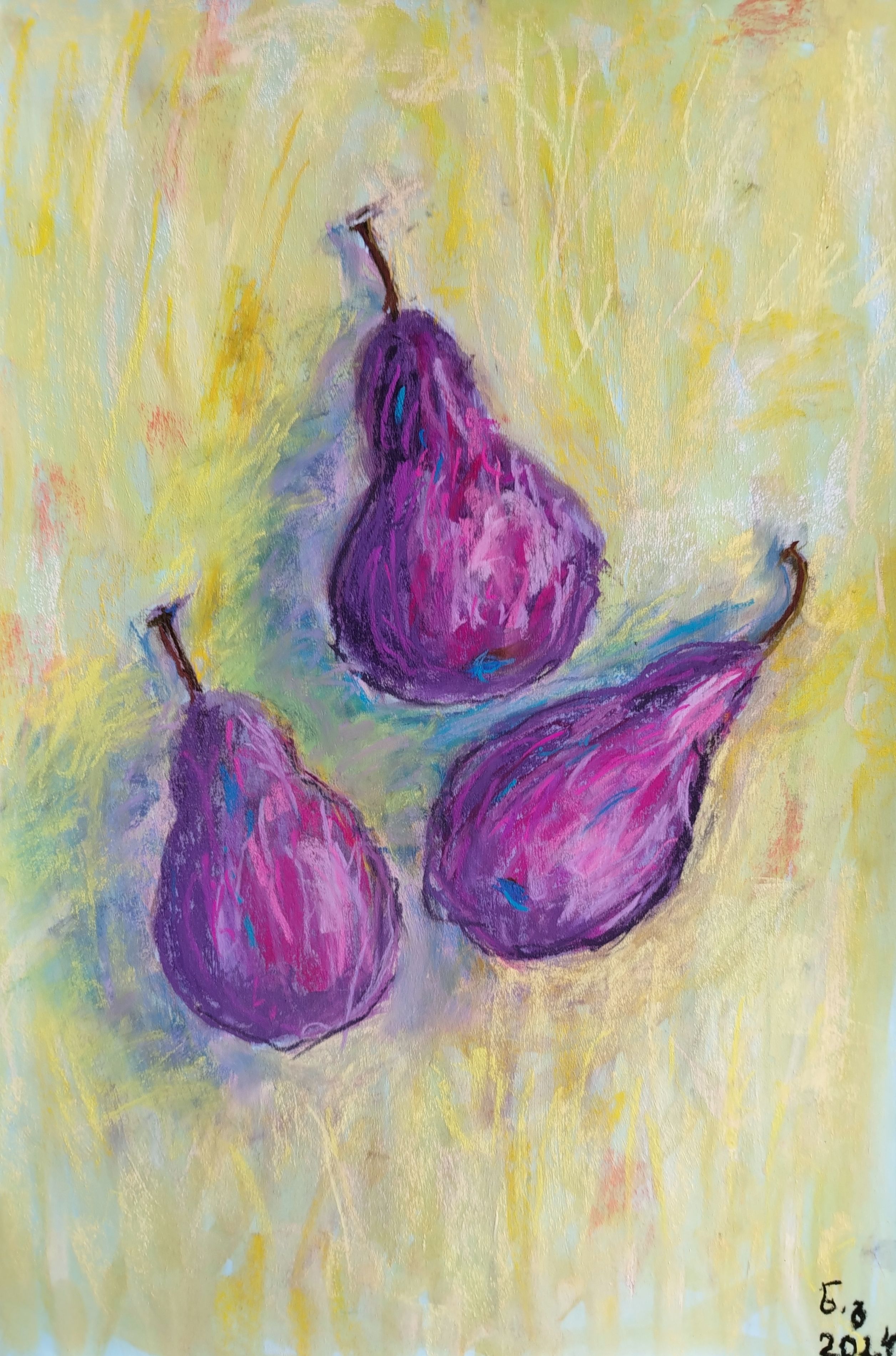 Vibrant Pears by nino gudadze
