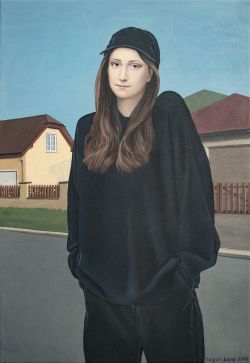 Contemporary Portrait In The Center Of The Metropolis