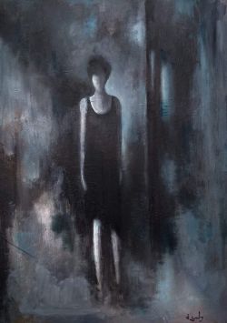 The Girl In Black Dress by Mamuka Georgadze