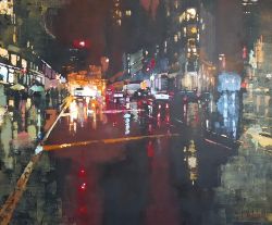 Reflections Of The Night by Olga Mihailicenko
