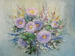 Flowers Bouquet by Natalia Cherepovich
