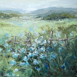 One Blue Spring Day by Emilia Milcheva