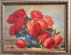 Red Roses by Vachagan Hunanyan