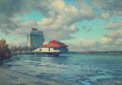 Clouds Over The Dnieper. Float by Alexander Kusenko