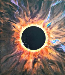 Canvas Painting Solar Wind by Anton Zapotochnyi