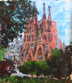 Sagrada Familia Barcelona by Kateryna Bortsova