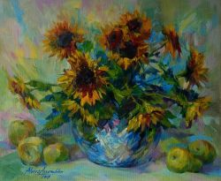 Sunflowers by Yulia Bird