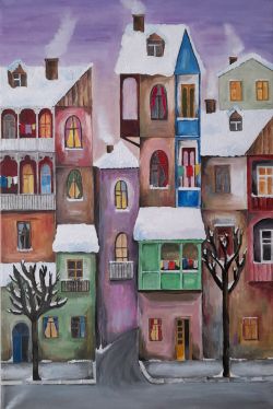 Winter In Tbilisi. by Natia Chanturidze