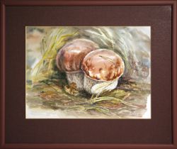 Porcini mushrooms by Iuliia Kravchenko