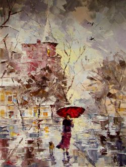 The red umbrella by Asia Kolos
