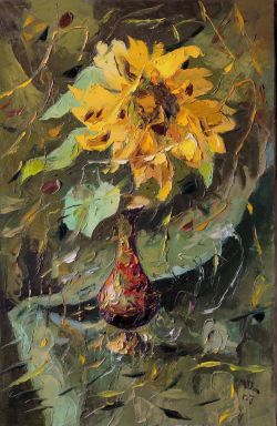 Still Life Sunflower by Ara Ghevondyan