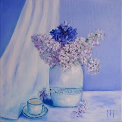Gently Blue by Nadezhda Ivanova