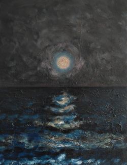 Sea And Moon by Radan Kossov