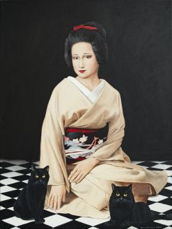  The Secret Of The Kimono And Cats by Nataliya Bagatskaya