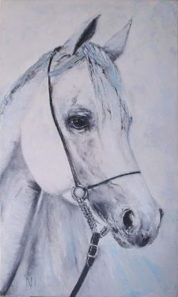 White Horse by Nadezhda Ivanova
