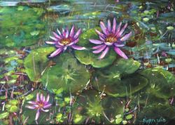 Water Lilies by Tetiana Zaichenko
