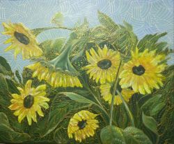 sunflowers by Larisa Bogatova