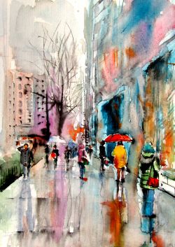 Rainy streets II by Kovacs Anna Brigitta