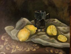Tea With Lemons by lana kolomiets