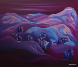 Purple Rays by Desislava Tzankova