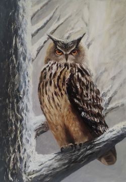 Owl by Nina Fedotova