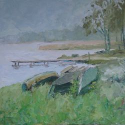 Svityaz Lake by Yevhenii Fedorenko