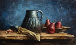 Still Life With Red Pears by Anton Balan