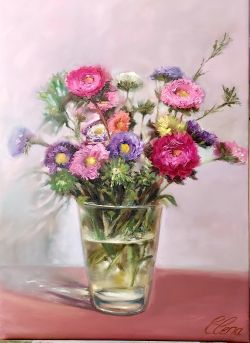 Happy Flowers by Elena Mardashova