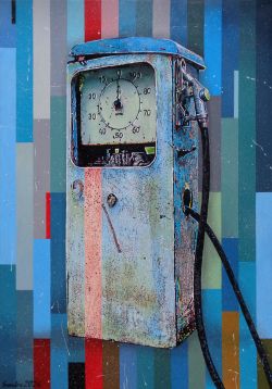 Old And Rusty Money Pump (Benzokolonka) by Sandro Chkhaidze