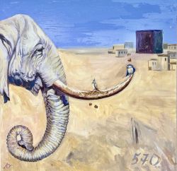Elephant by Alisa Skachkova