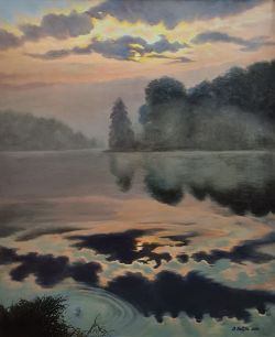 Morning On The Lake by Olga Batura