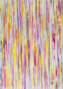 Colorful Stripes Abstract Watercolor Stripe Paintig