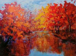 Autumn Lake by Emilia Milcheva