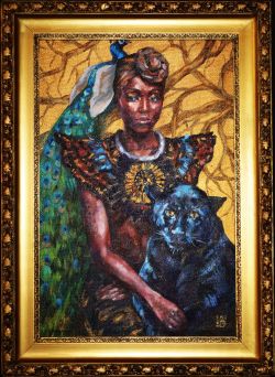 African Queen (framed) by Kateryna Bortsova